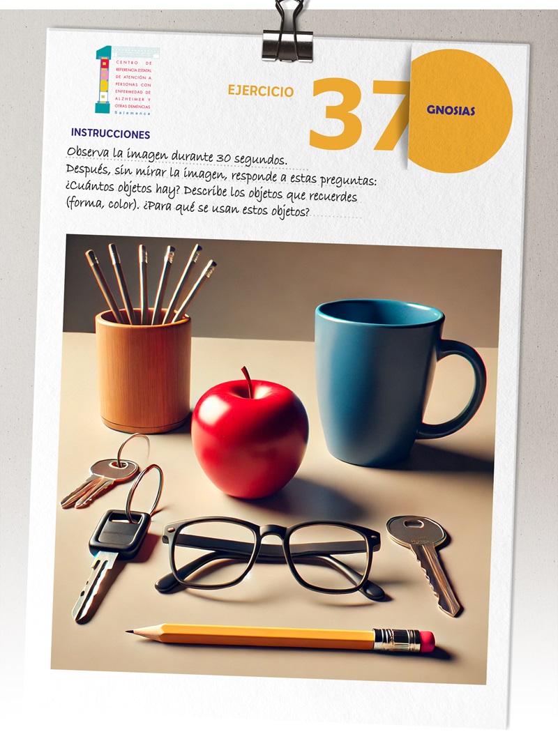 Ejercicio de gnosias Ejercicio de gnosias