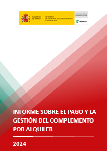 Portada del complemento para el alquiler en favor de pensionistas no contributivos. Informe 2024